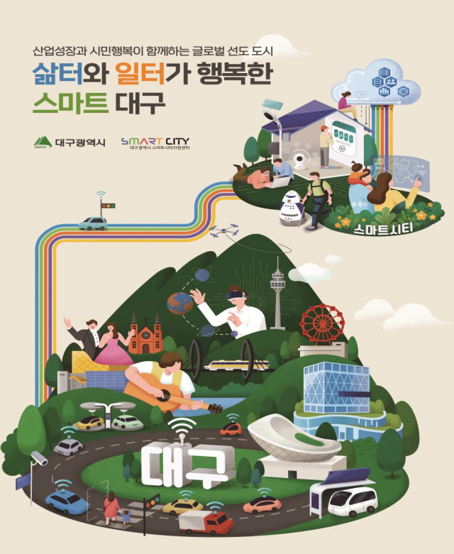 스마트시티 대구 이미지 포스터. 대구시 제공