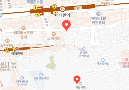(위) 현대사우나 (아래) 와인바 