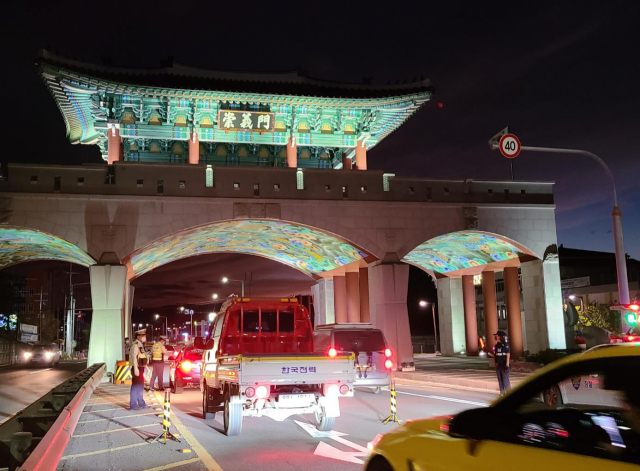 경북 의성경찰서는 추석을 앞두고 대대적인 음주운전 단속에 나섰다. 의성경찰서 제공