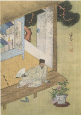비단에 채색, 16.8×24㎝, 간송미술문화재단 소장