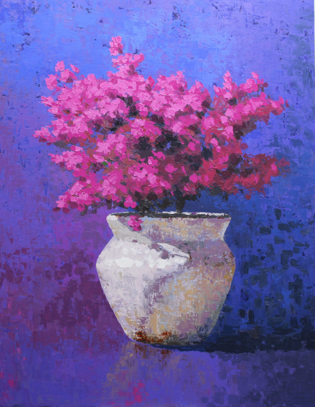 김미록 작 'blooming' Oil on Canvas, 116.8x91.0cm