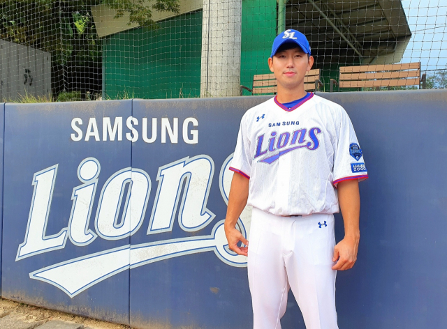 삼성라이온즈 육성선수로 영입된 우완 투수 박정준. 삼성라이온즈 제공