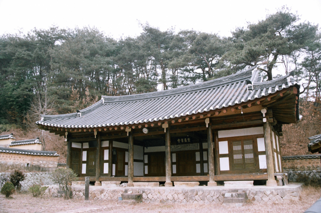 오암서원 강당.