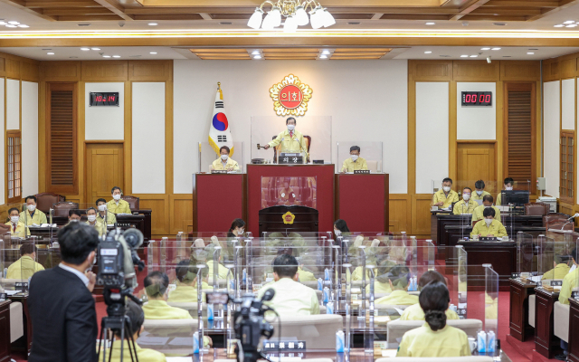 대구시의회 본회의 전경. 시의회 제공