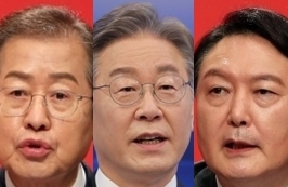 홍준표, 이재명, 윤석열. 연합뉴스윤