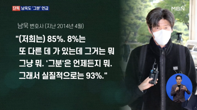 2014년 남욱 변호사가 언급한 