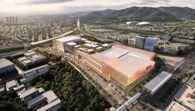 오는 2025년 들어설 예정인 롯데쇼핑타운대구 조감도. 롯데쇼핑타운대구 제공