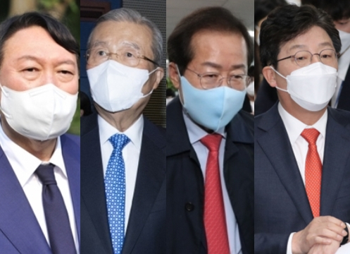 윤석열, 김종인, 홍준표, 유승민