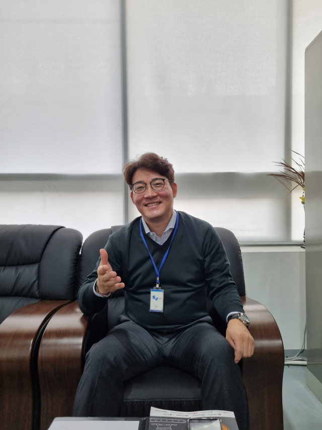 최재근 에스브이테크 대표. 채원영 기자