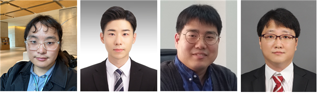 왼쪽부터 실리코팜㈜ 김태형·지상호 대표, DGIST 유우경 교수, 한국뇌연구원 천무경 박사. DGIST 제공