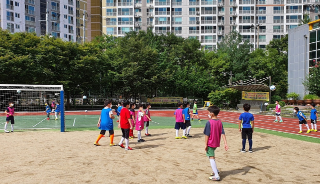 대구 월서초등학교 학생들이 