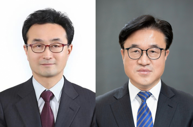 신임 청와대 경제수석 비서관에 내정된 박원주 전 특허청장(왼쪽), 소청심사위원회 위원장으로 인선된 최재용 인사혁신처 차장. 2021.11.11 청와대 제공