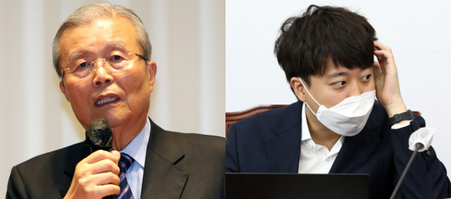 김종인 전 국민의힘 비상대책위원장 (사진 왼쪽), 이준석 국민의힘 대표. 연합뉴스