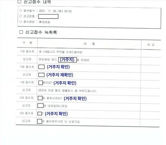 더불어민주당 선거대책위원회가 이재명 대선후보의 아내 김혜경씨가 지난 9일 낙상사고를 당했을 당시 119 신고 녹음파일을 공개했다. 더불어민주당 선거대책위원회 제공