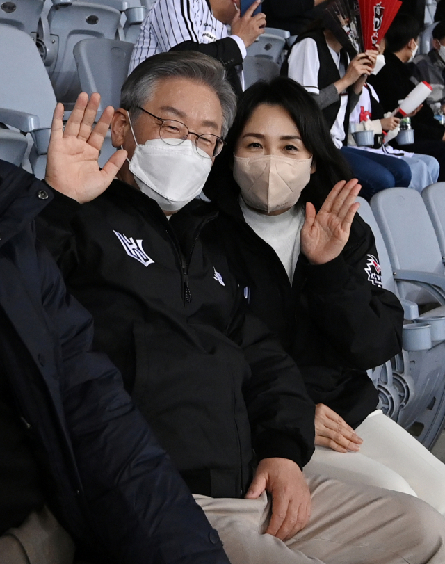 더불어민주당 이재명 대표와 부인 김혜경 여사. 연합뉴스