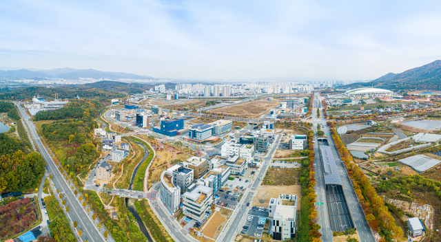 수성알파시티(수성의료지구) 일원 조감 사진. 대구경북경제자유구역청 제공