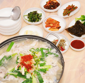 울진 물곰탕.