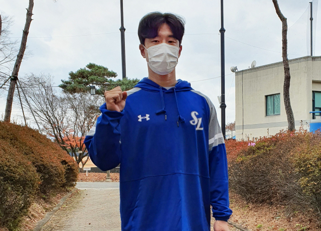 삼성라이온즈 이성규가 내년 시즌 비상을 꿈꾸며 각오를 다지고 있다. 김우정 기자
