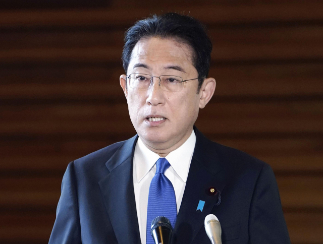기시다 후미오(岸田文雄) 일본 총리. 연합뉴스