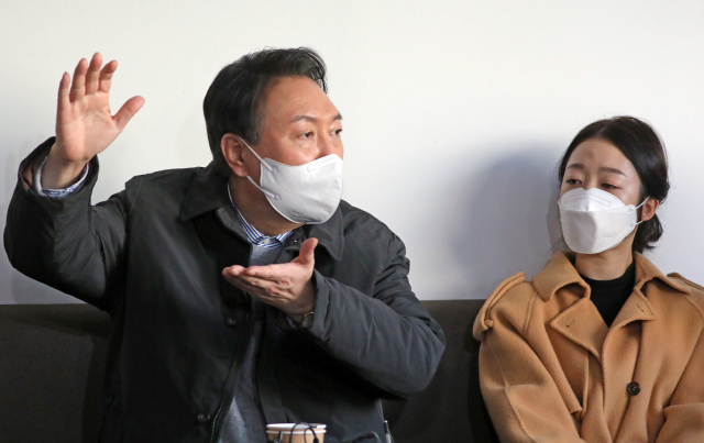 국민의힘 윤석열 대선 후보가 