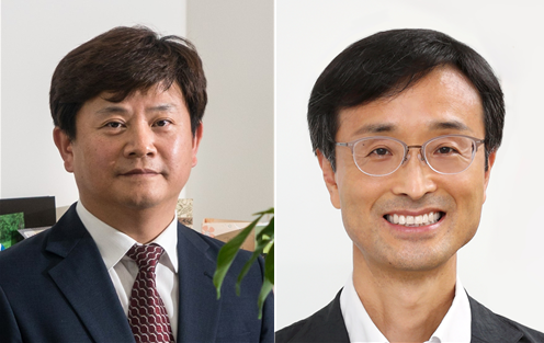 왼쪽부터 DGIST 뉴바이올로지전공 구재형 교수, 경북대학교 의과대학 이병헌 교수.