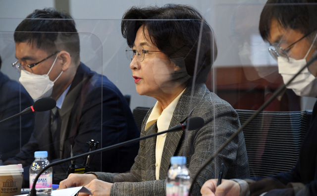 추미애 전 법무부 장관이 10일 오전 국회 의원회관에서 열린 