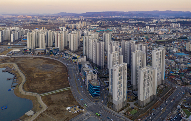 경북의 한 아파트 지구 모습. 매일신문DB
