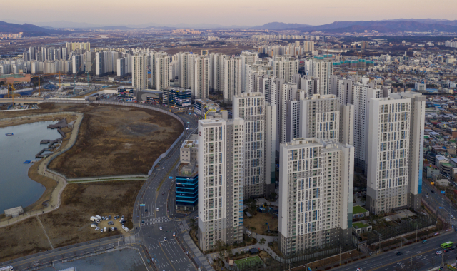 경북 경산시에 위치한 한 아파트 지구 모습. 기사내용과는 무관함. 매일신문DB