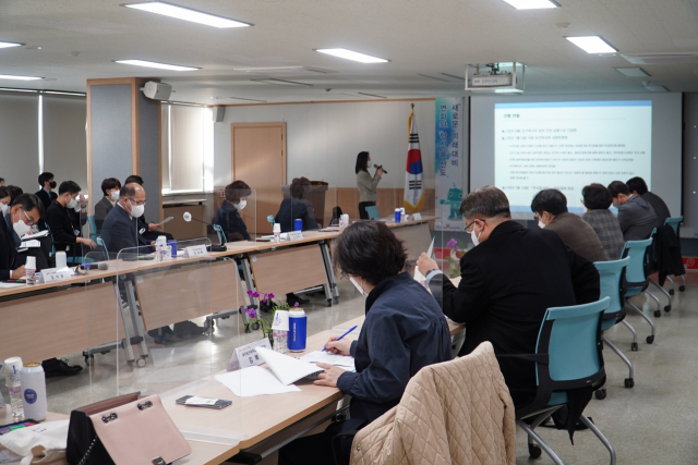 15일 건강보험공단 대구경북지역본부에서 열린 상병수당제도 도입과 젱점에 대한 토론회. 건보공단 대경본부 제공