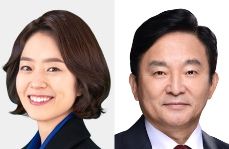 고민정, 원희룡. 고민정·원희룡 페이스북