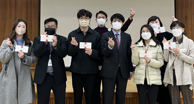 성주교육지원청 성주교육 홍보 달인 시상. 성주교육지원청 제공