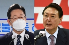 이재명, 윤석열. 연합뉴스