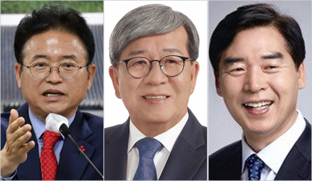 (왼쪽부터) 이철우, 장세호, 오중기