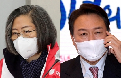 이수정, 윤석열. 연합뉴스