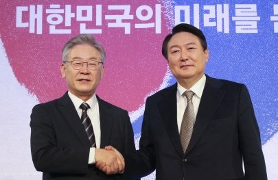 이재명, 윤석열. 연합뉴스