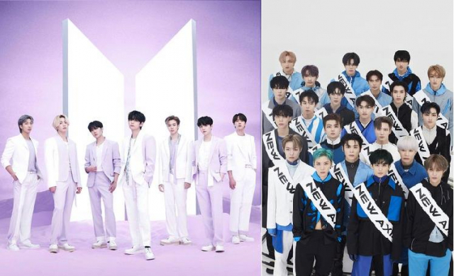 방탄소년단(좌)과 NCT(우). 연합뉴스