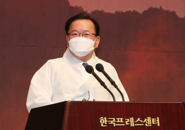 김부겸 국무총리가 축사를 하고 있다. 김영진 기자 kyjmaeil@imaeil.com