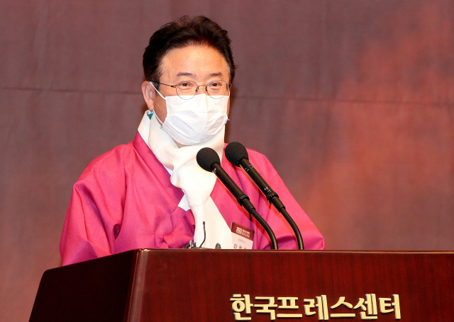 이철우 경상북도지사가 환영사를 하고 있다. 김영진 기자 kyjmaeil@imaeil.com