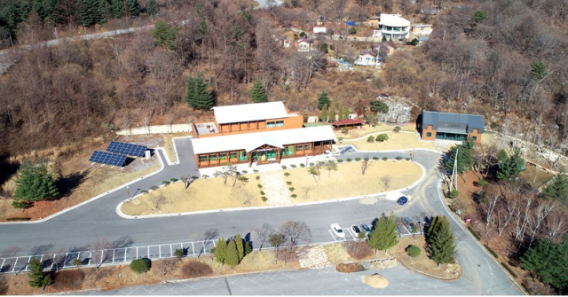 18일 재개장한 예천목재문화체험장 전경. 예천군 제공