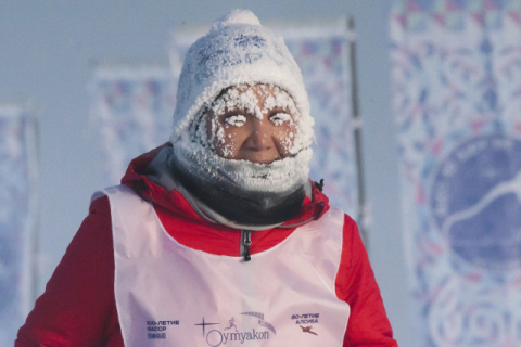 영하 53도에 벌어진 '세계에서 가장 추운 마라톤'…우승자는?