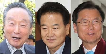 권노갑, 정동영, 천정배. 자료사진. 연합뉴스
