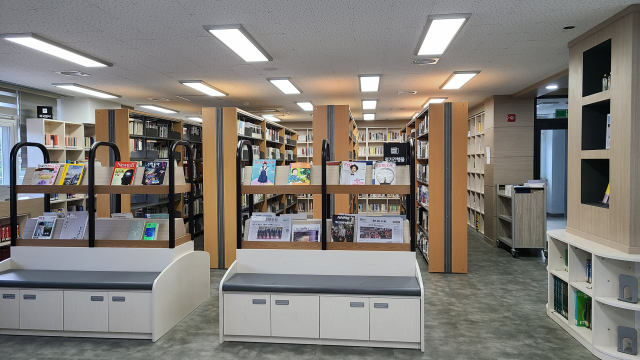 경북외국어고등학교의 학교도서관 모습. 경북도교육청 제공