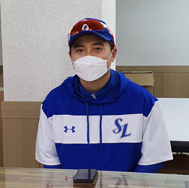 2022시즌 삼성라이온즈 새 주장으로 선출된 김헌곤. 김우정 기자