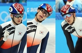 이준서·황대헌·박장혁. 연합뉴스