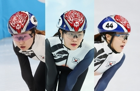 최민정, 이유빈, 김아랑. 연합뉴스