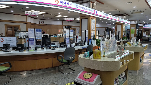 대구 달서구청 1층에 있는 종합민원과. 최혁규 기자