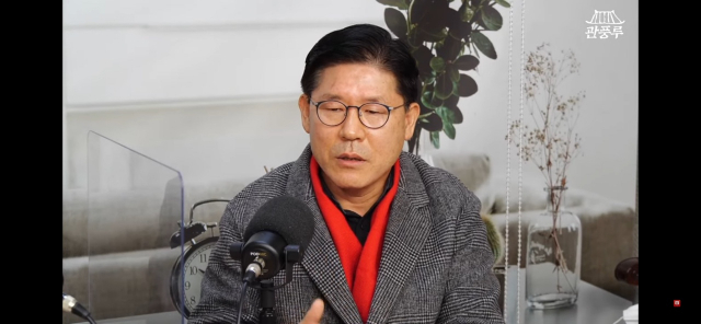 미국의 어바인시처럼 경산을 발전시킬 것을 약속한 안국중 경산시장 예비후보. TV매일신문 제공