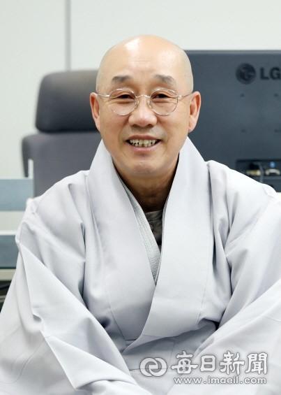 은해사 주지 후보로 추대된 덕조 스님. 매일신문DB
