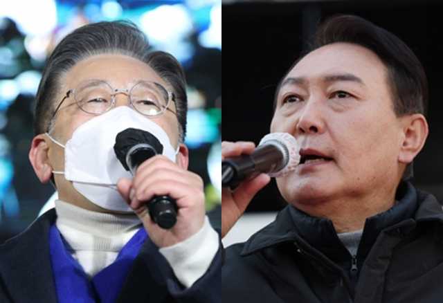윤석열, 이재명. 연합뉴스