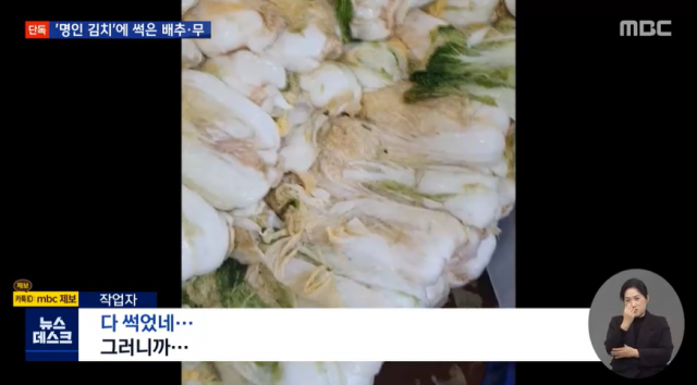 MBC 뉴스데스크 보도화면 캡처